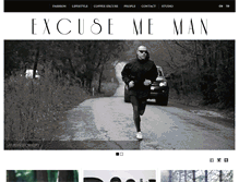 Tablet Screenshot of excusememan.com